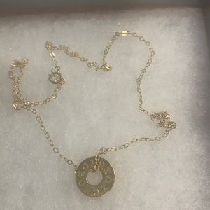 XO vermeil necklace